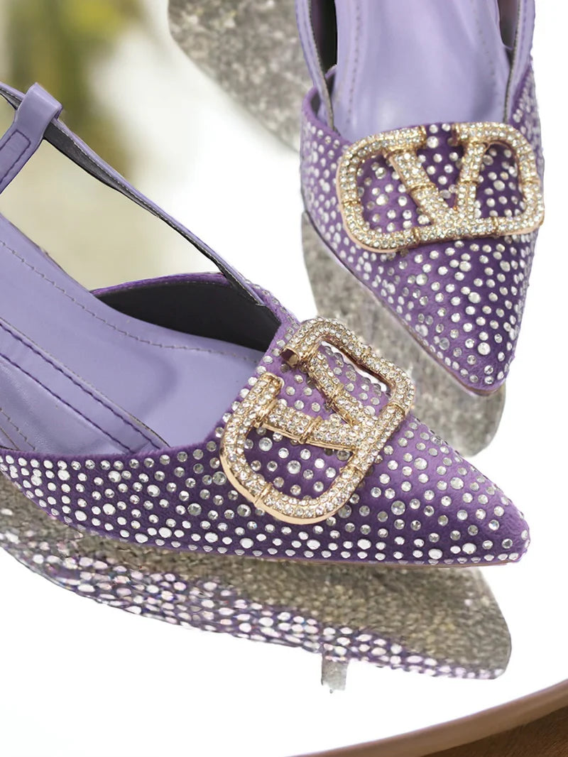 VLOGO SIGNATURE PUMPS - PURPLE