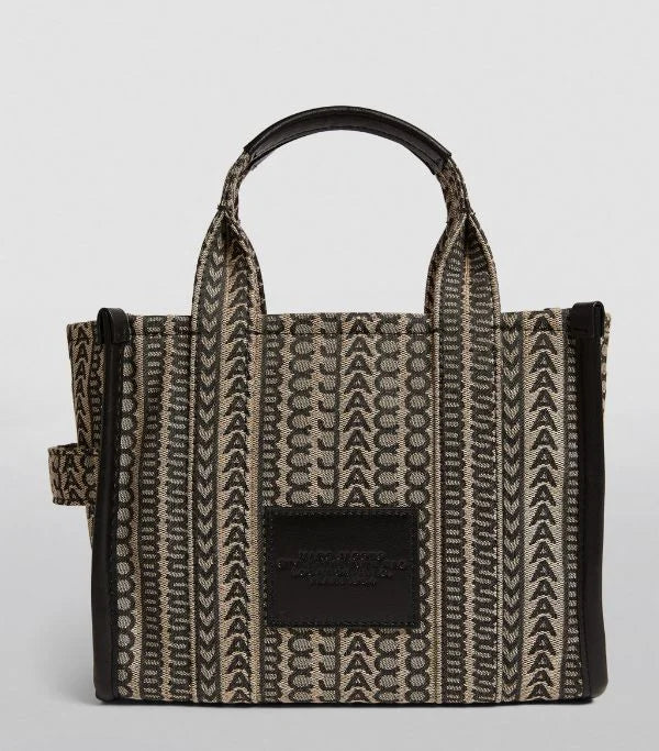 MARC JACOBS MONOGRAM TOTE BAG - BROWN