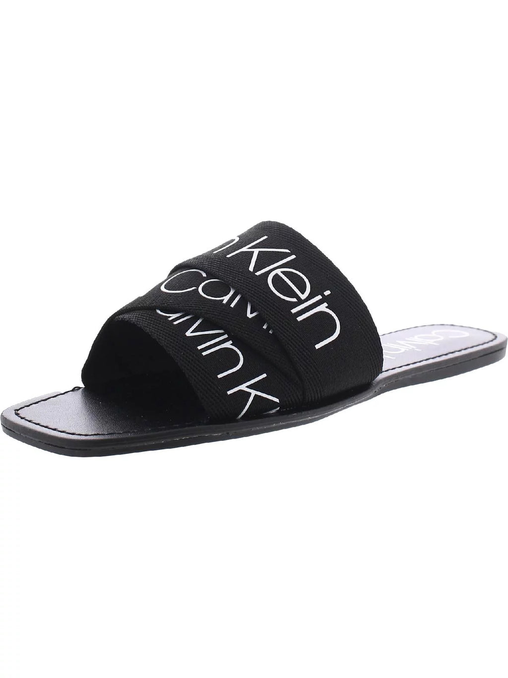 CK 'BAINY' LOGO SLIDES - BLACK