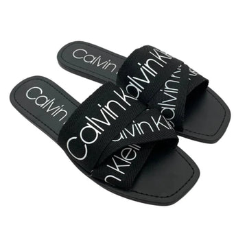 CK 'BAINY' LOGO SLIDES - BLACK