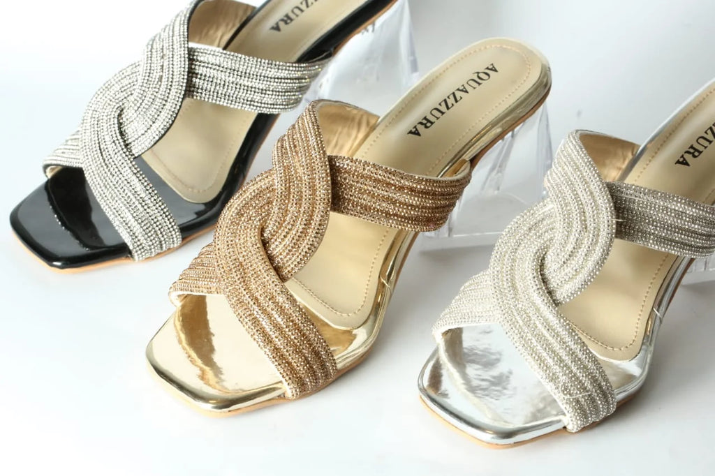 AQUAZZURA TRANSPARENT HEELS
