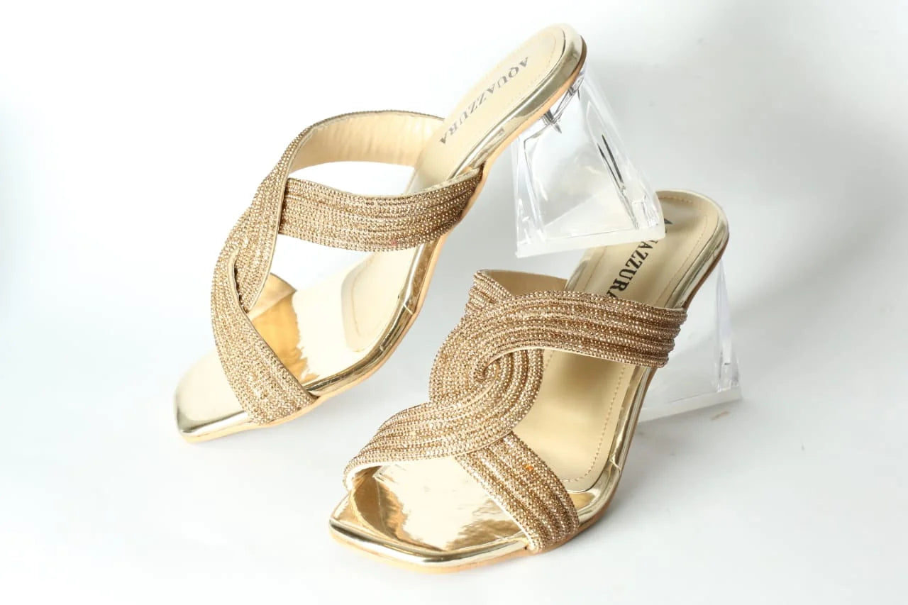 AQUAZZURA TRANSPARENT HEELS