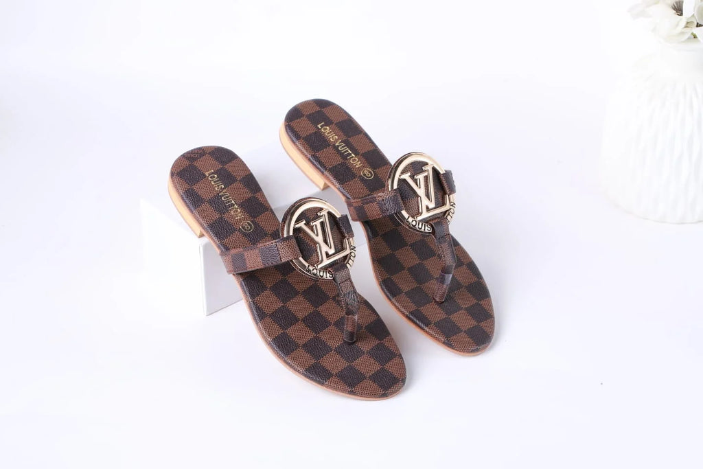 LV MONOGRAM CASUAL FLATS
