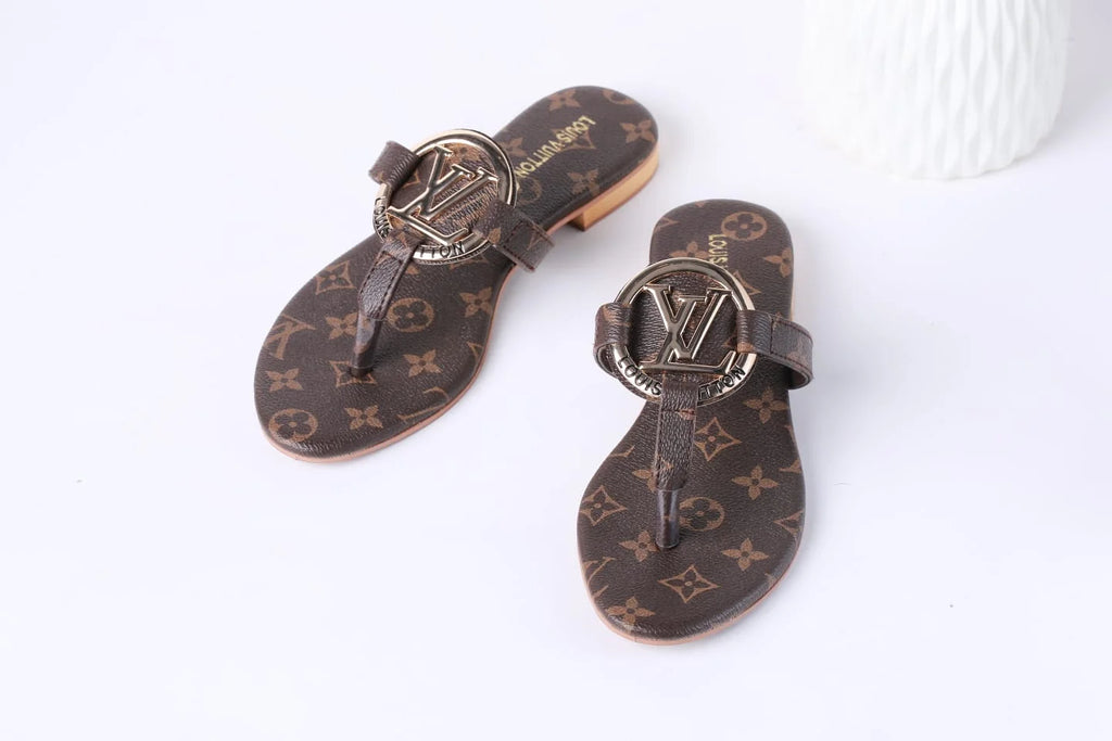 LV MONOGRAM CASUAL FLATS