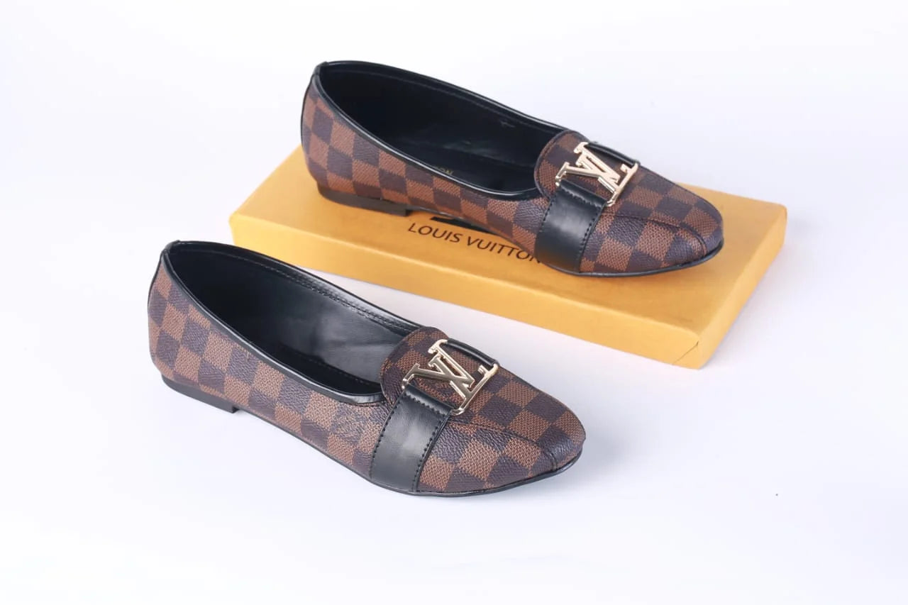 LV MONOGRAM FLAT SHOES