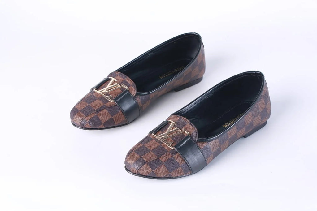 LV MONOGRAM FLAT SHOES