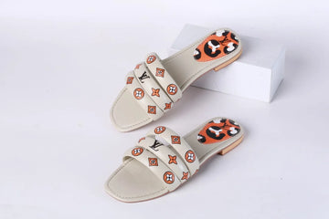 LV CASUAL SLIDES - BEIGE