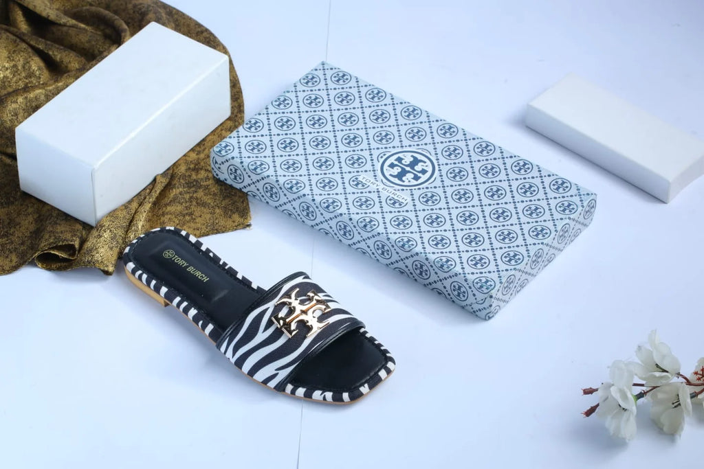 TB ELEANOR SLIDE - ZEBRA