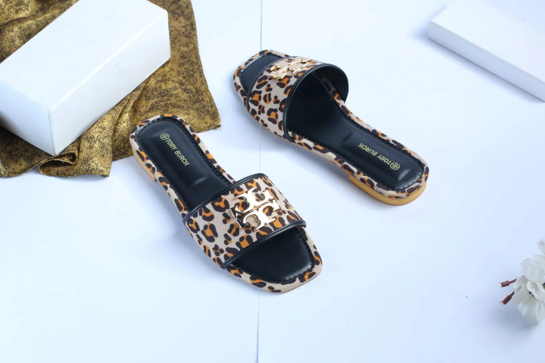 TB ELEANOR SLIDE - LEOPARD