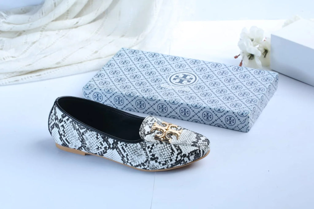 TB ELEANOR PUMPS - SNAKE