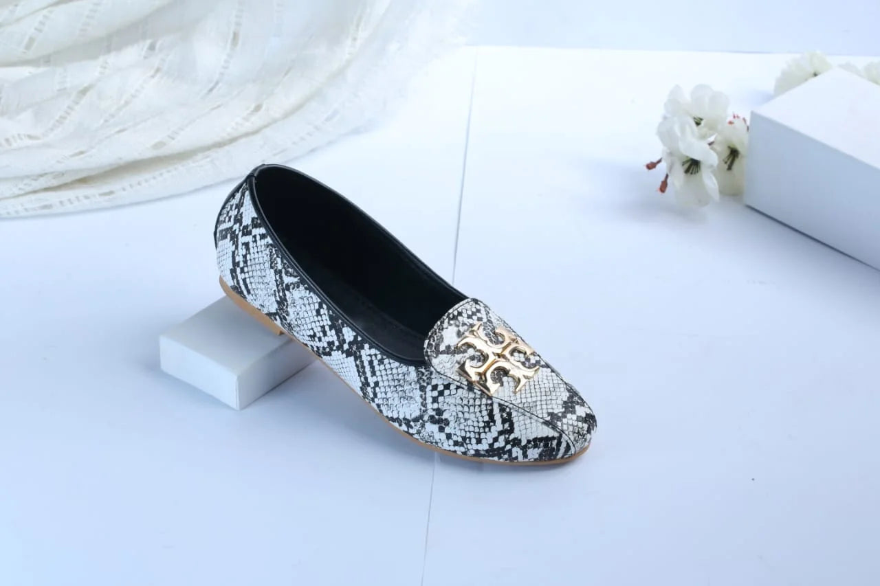 TB ELEANOR PUMPS - SNAKE