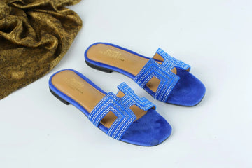HERMES ORAN SANDAL - BLUE