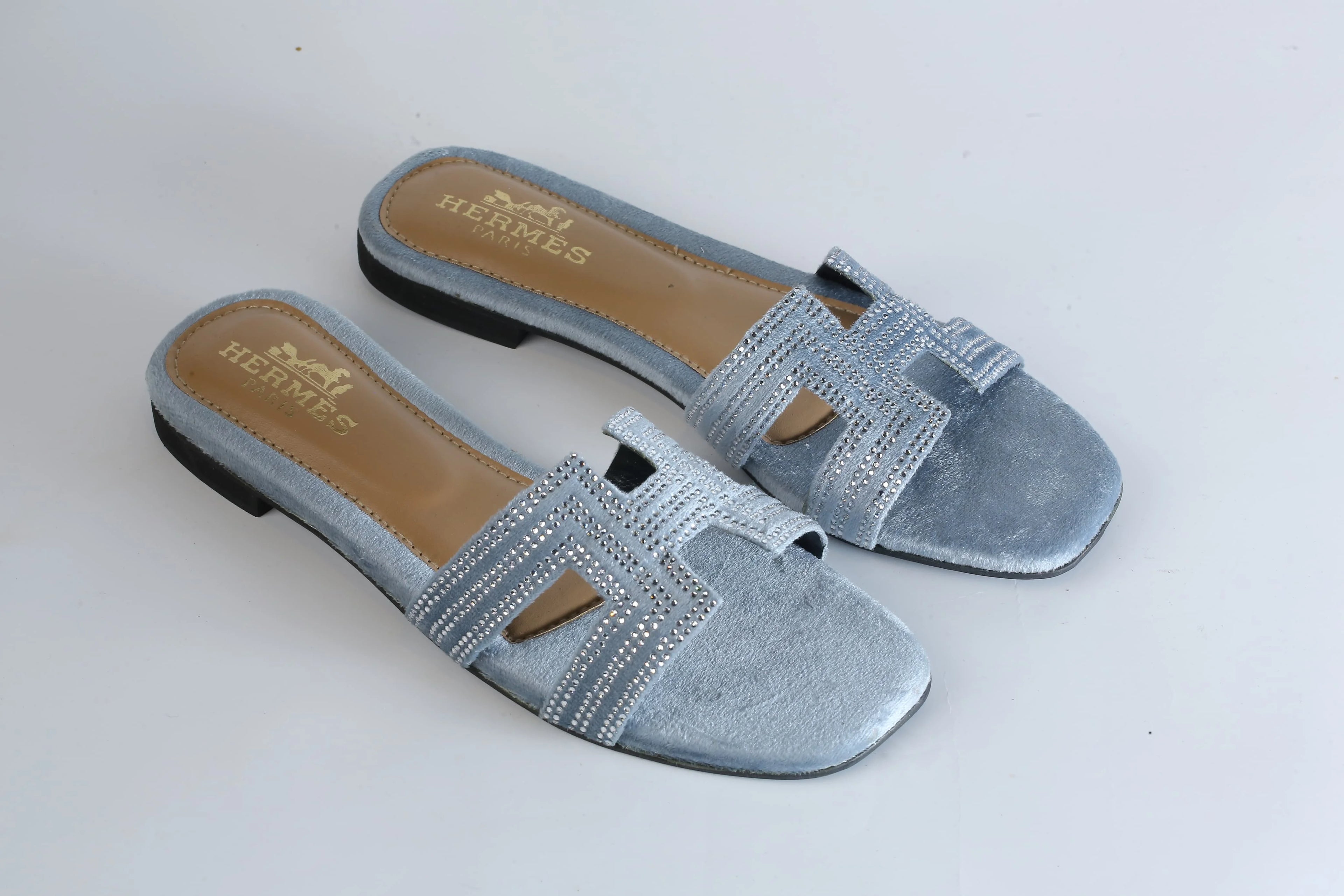 HERMES ORAN SANDAL - GREY