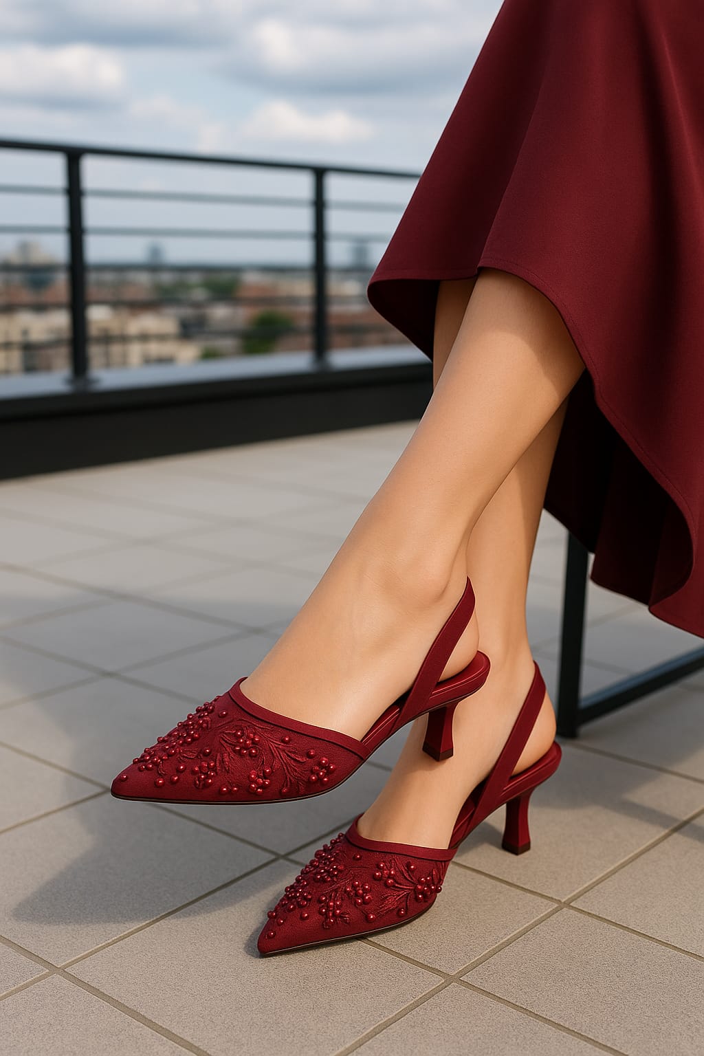 Most Viral Zara EMBROIDERY HEEL