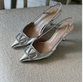 Valentino Silver Glam Pumps
