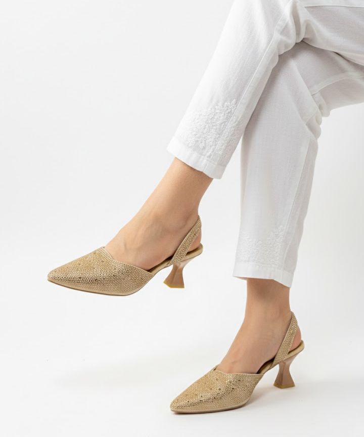 Golden Stone Heel