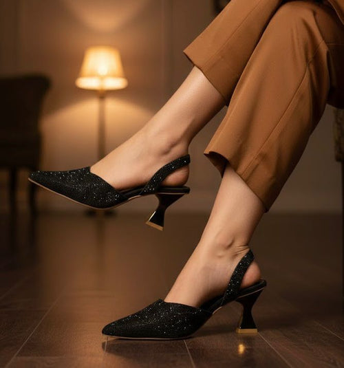 Black Stone Heel
