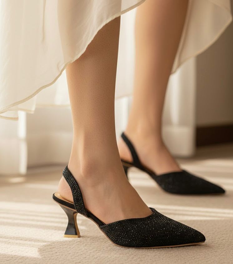 Black Stone Heel