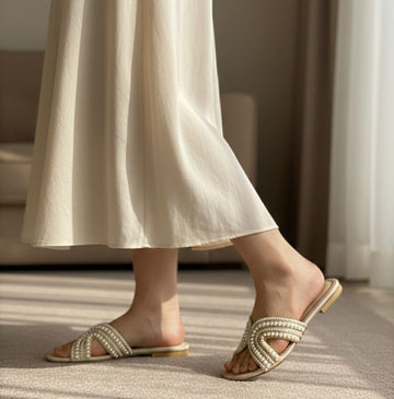 HAND MADE PEARL-BEIGE