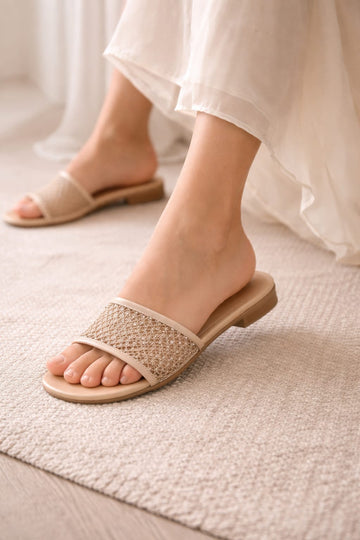 Luna mules Beige