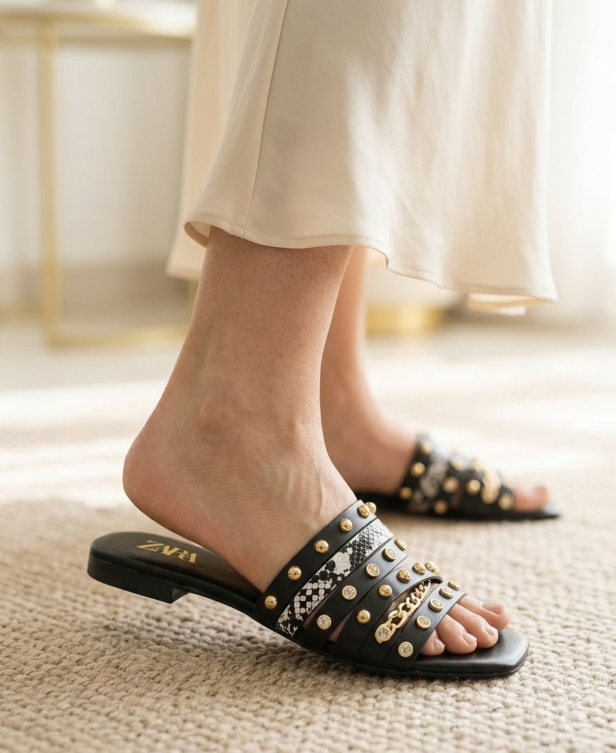 Most Viral Zara Straps = Black