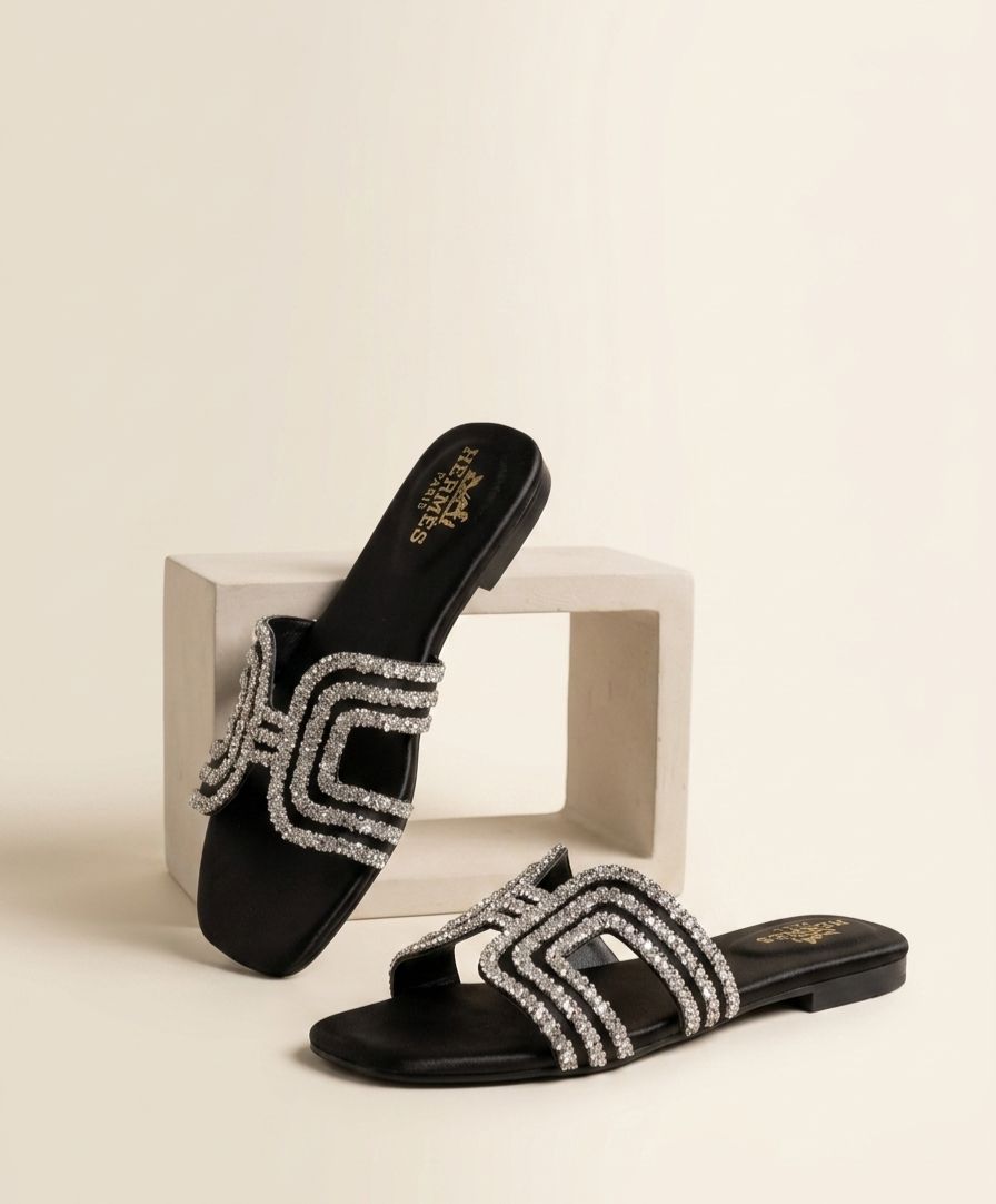 Viral Star Shine Hermes Flats