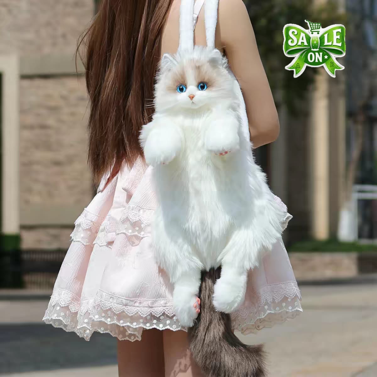 CuddleKitty™ Plush Backpack