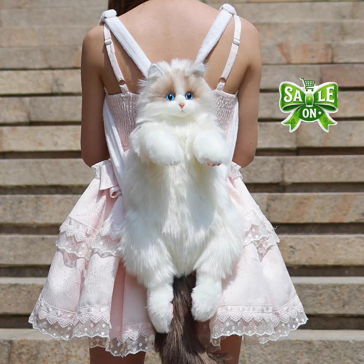CuddleKitty™ Plush Backpack