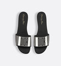 CHRISTIAN DIOR DWAY SLIDES Embroidered with Christian Dior Graphique Motif
