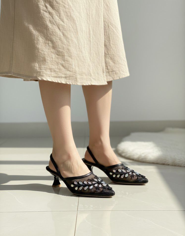 STAR LIGHT - HEEL = BLACK