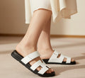 Hermes Chyper Sandals White