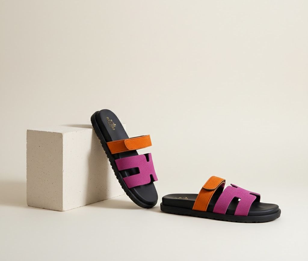 Hermes Chyper Sandals Pink