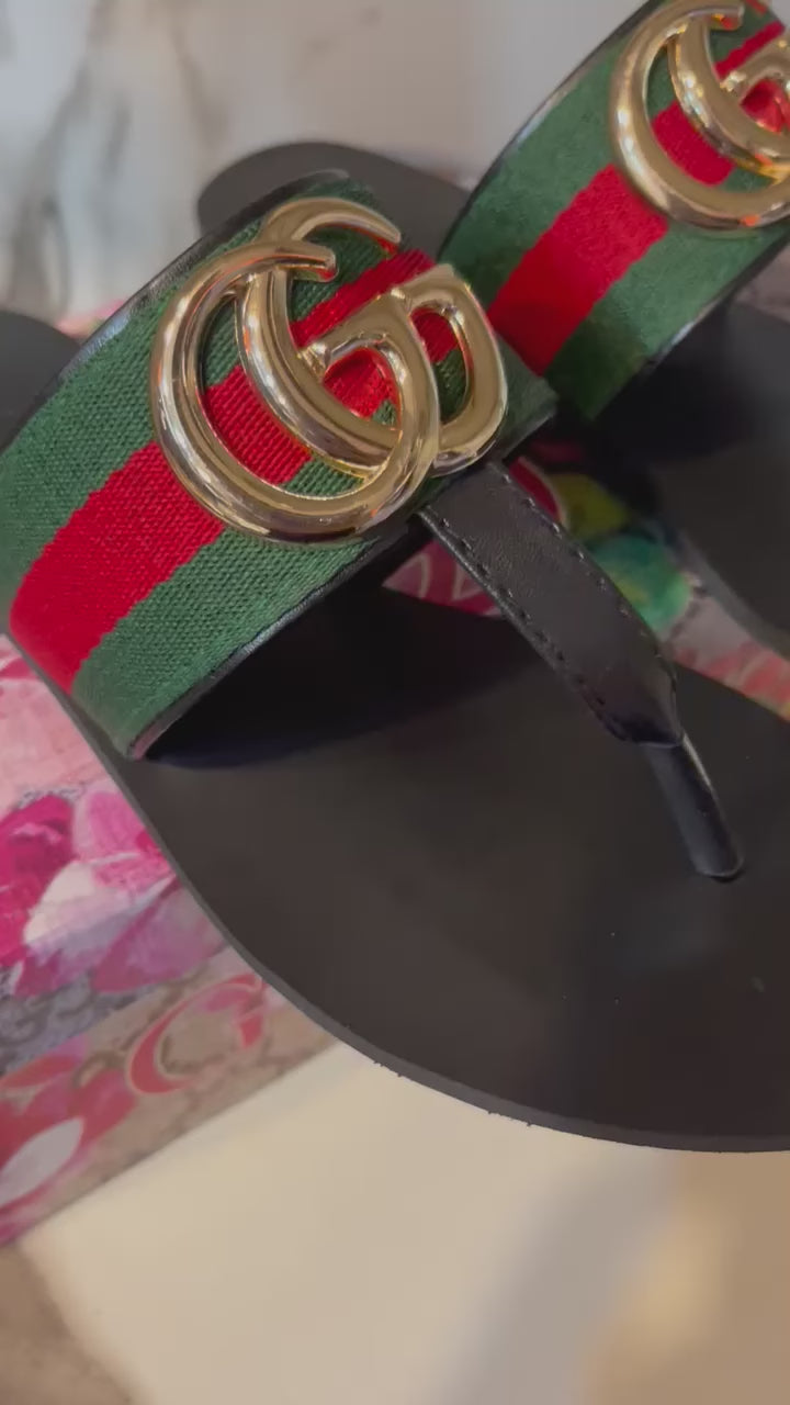 GG CASUAL FLATS - BLACK (MULTI)